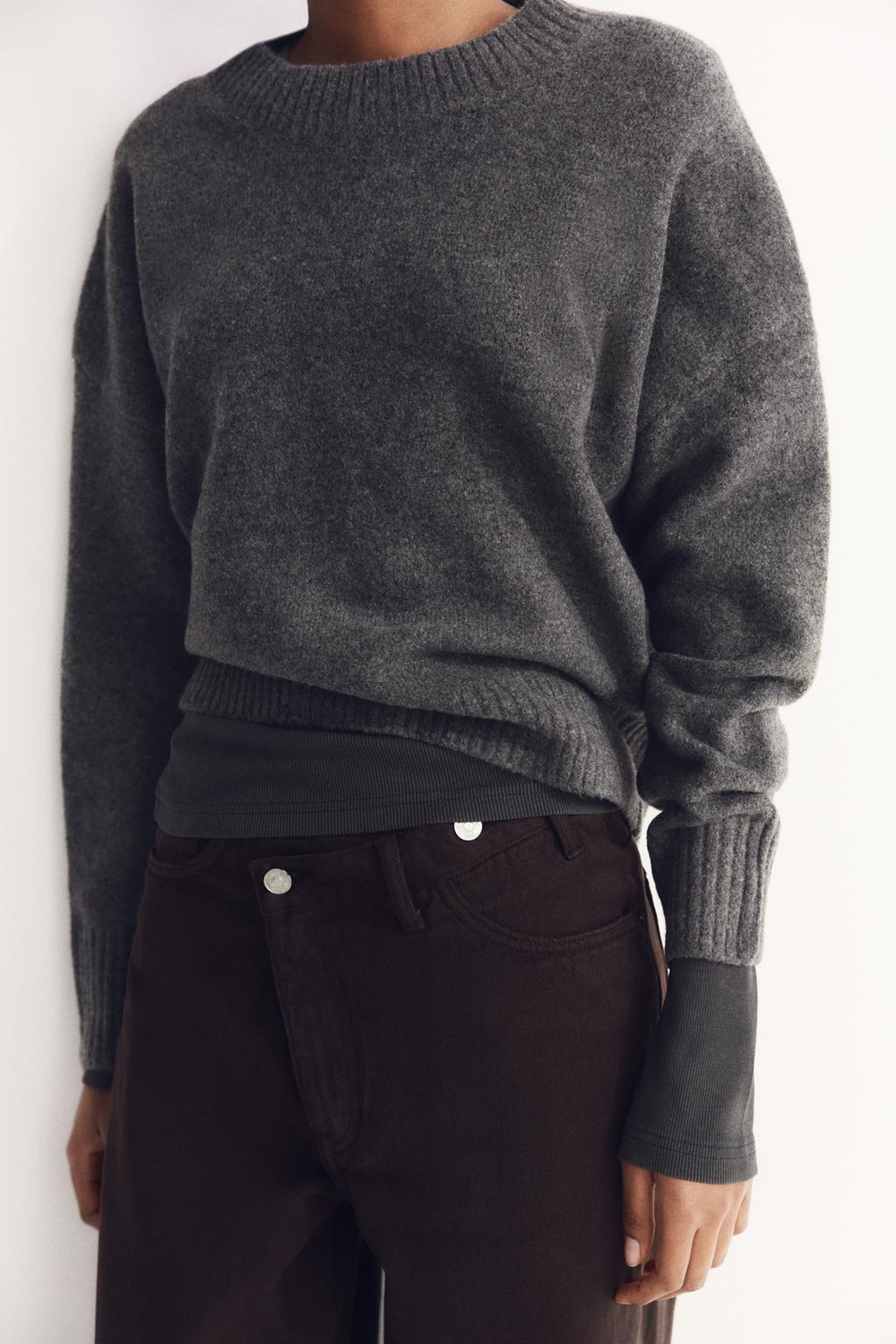 Однотонный свитер soft