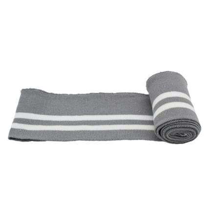 3AR1175 Подвяз трикотажный с полосками (98% полиэстер, 2% спандекс) 6см*1м (св-серый; 10216170/31012