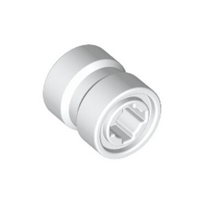 Lego Колесо диаметром 8х9 мм для сликов белое 6011380