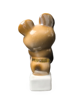 Фарфоровая статуэтка "Олимпийский мишка" ДФЗ Вербилки