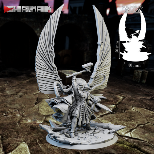 Grand Alliance Order Stormcast Eternal Celestant-Prime Молот Сигмара №2 миниатюра для dnd, днд, pathfinder, фентези, Настольная игра, НРИ, Варгейм, РПГ