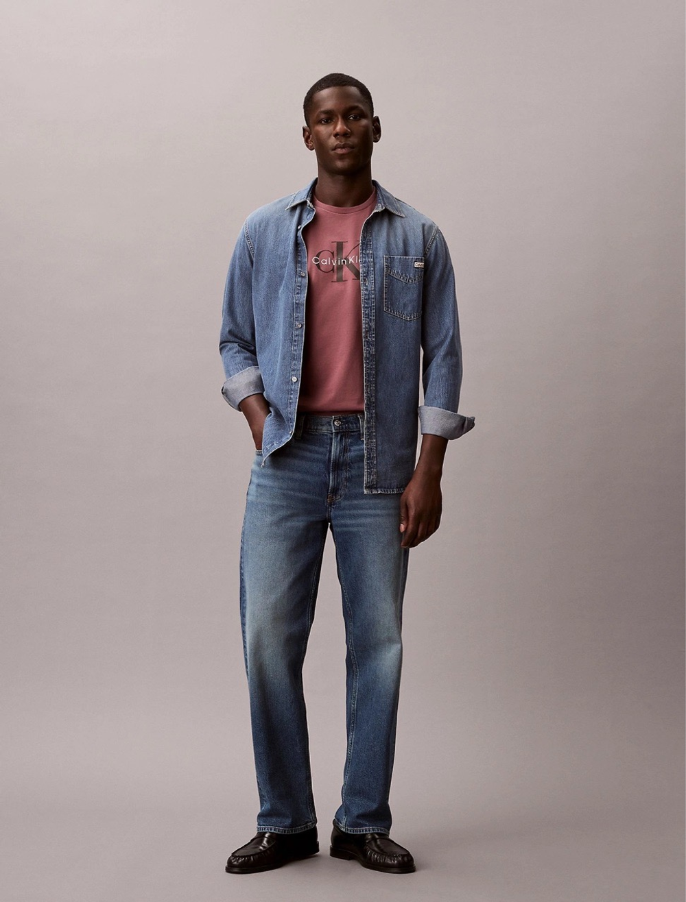 Футболка Calvin Klein Monologo Tee Capri Rose