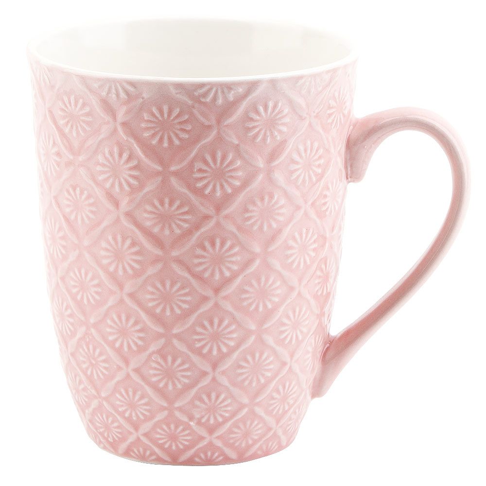 Кружка фарфоровая "Пастель" v=380мл. (6видов) (min12) (транспортная упаковка)