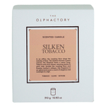Свеча ароматическая the olphactory, white insignia, silken tobacco, 60 ч