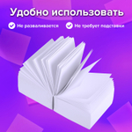 Блок для записей BRAUBERG проклеенный куб 9х9х9 см белый белизна 95-98% (6 штук в упаковке)