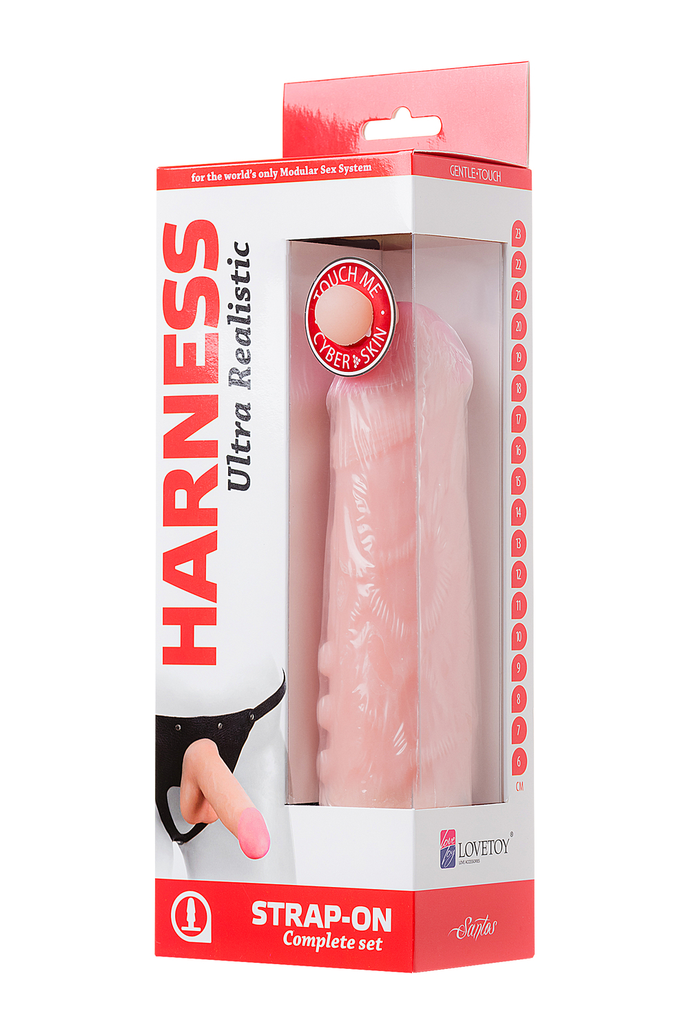 Страпон на креплении с поясом Harness 21 см