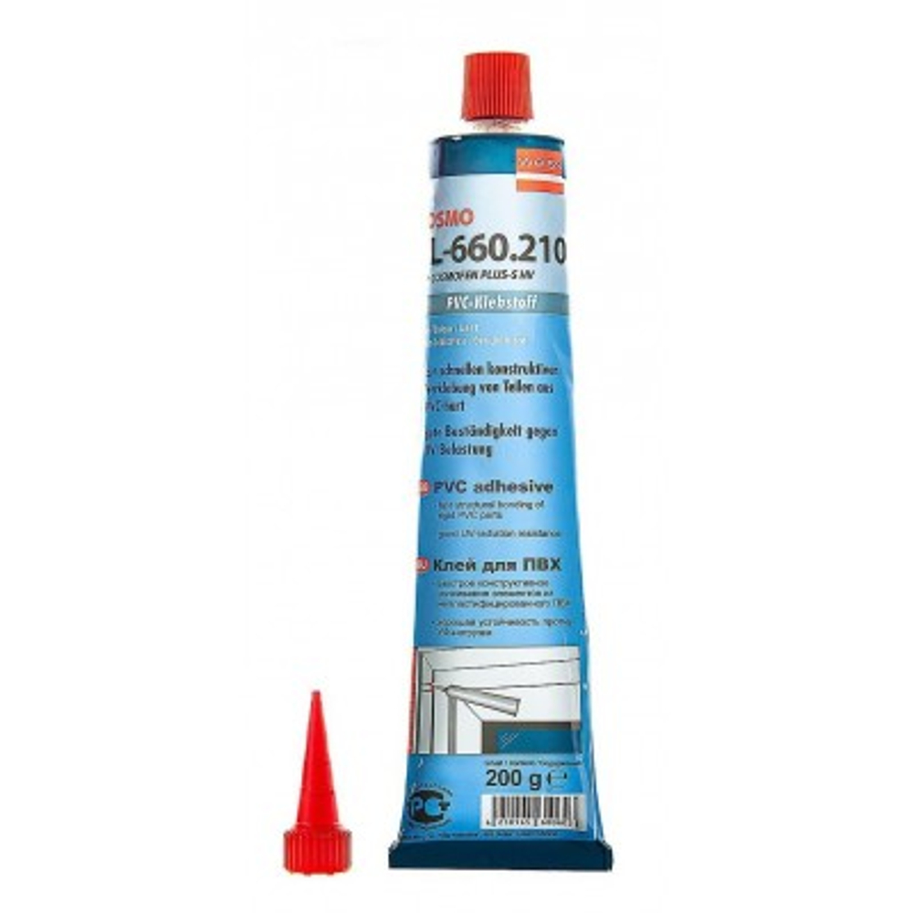 Клей жидкий пластик для пвх cosmofen cosmo sl-660.210 200 г