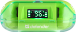 Наушники Defender Twins 916 Green зеленый