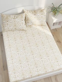 Простынь на резинке Сказка "Латте" 120х200 см, перкаль