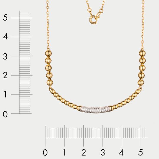 Колье золотое