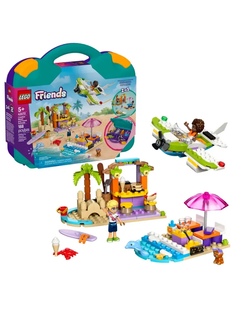 Конструктор Friends 42672 Пляжный и дорожный чемодан