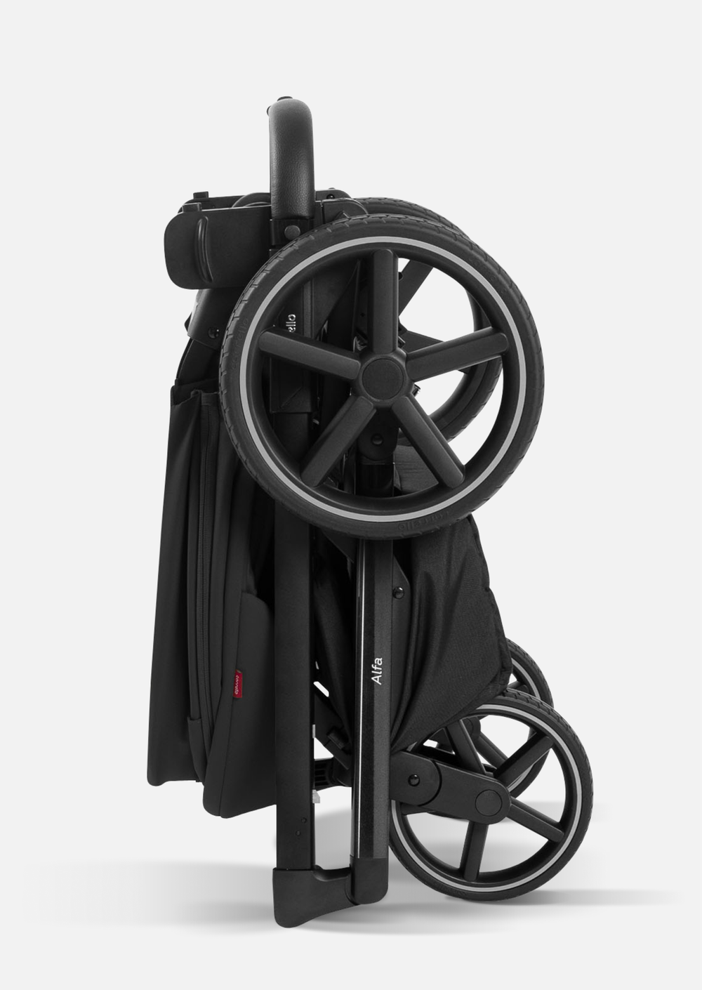 Carrello Коляска 2 в 1 Alfa (Rock Black 2025)