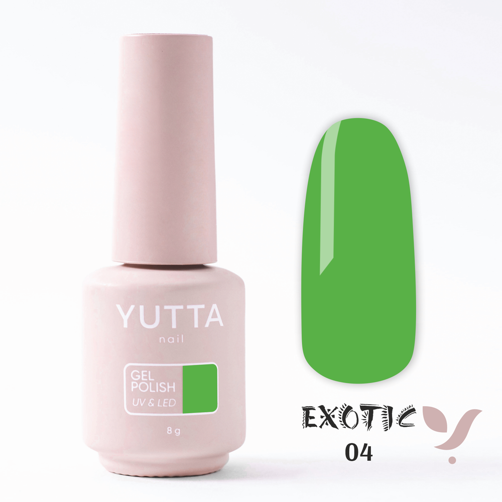 YUTTA, Гель-лак Exotic 04, 8g