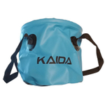 Ведро для воды и прикормки (складное) Kaida  12 л Синее