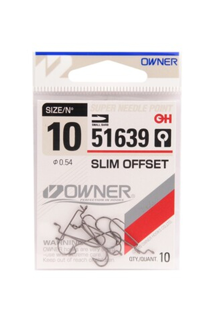 Крючки Owner 51639 Slim Offset (MH-21)