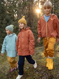 Парка c флисом терракота