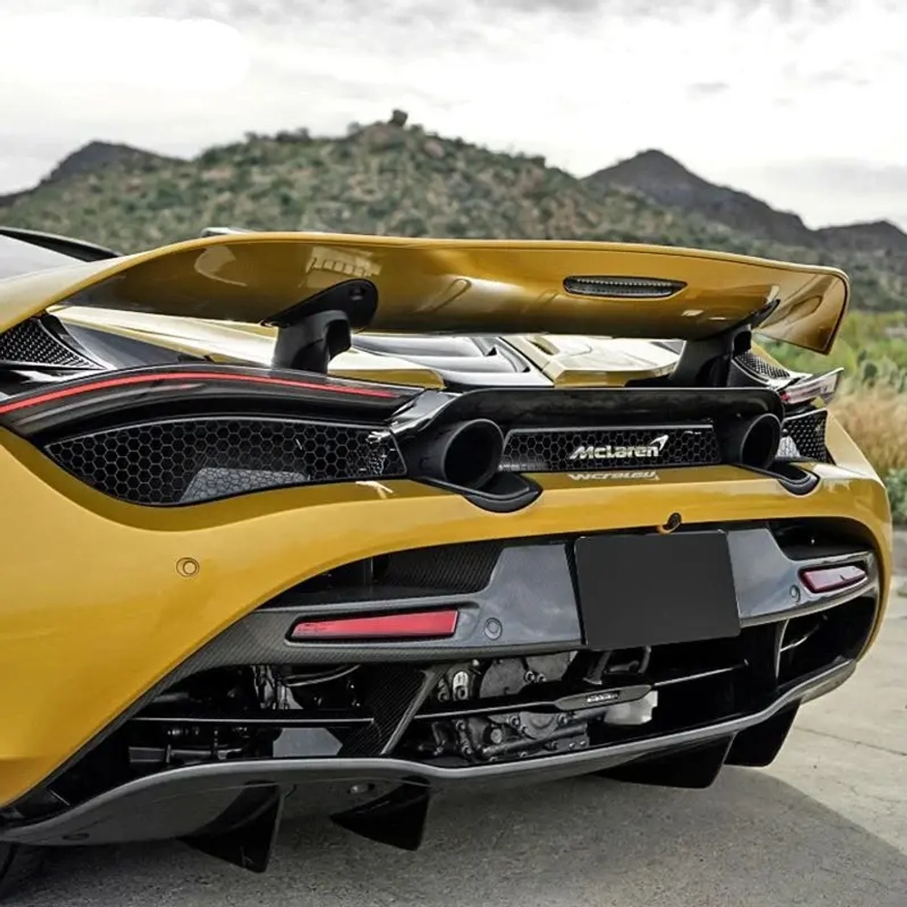 Карбоновый кожух заднего бампера для McLaren 720S 2017-2023 МакЛарен тюнинг