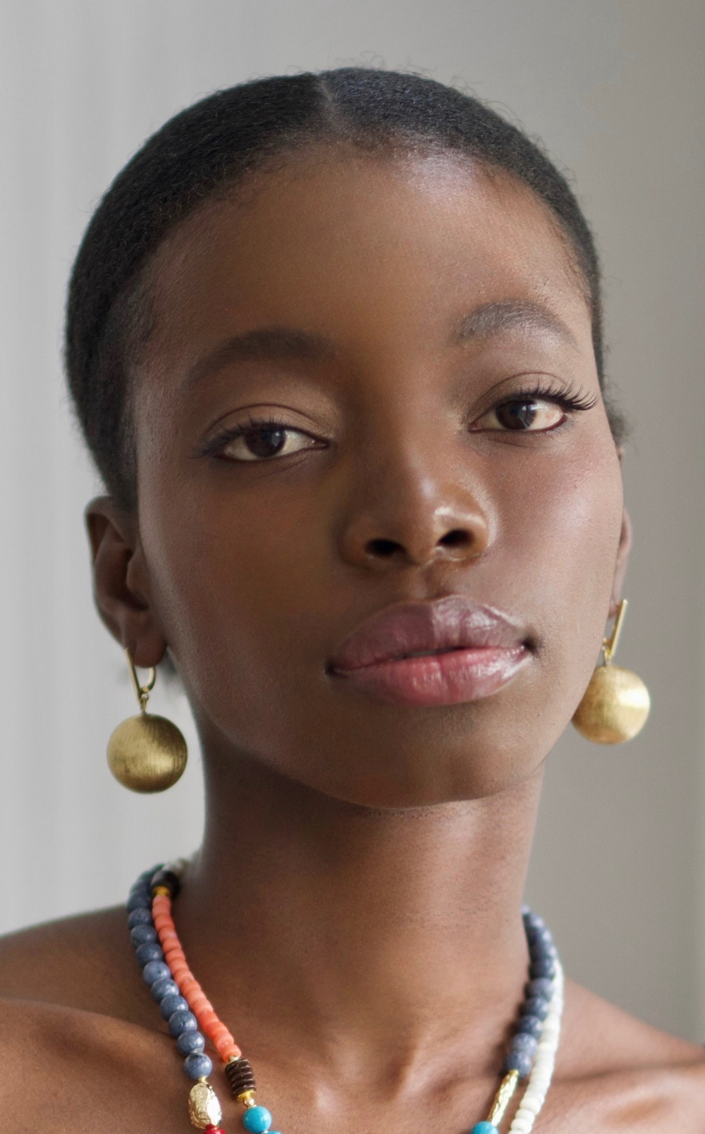 Серьги "Золотой шар"