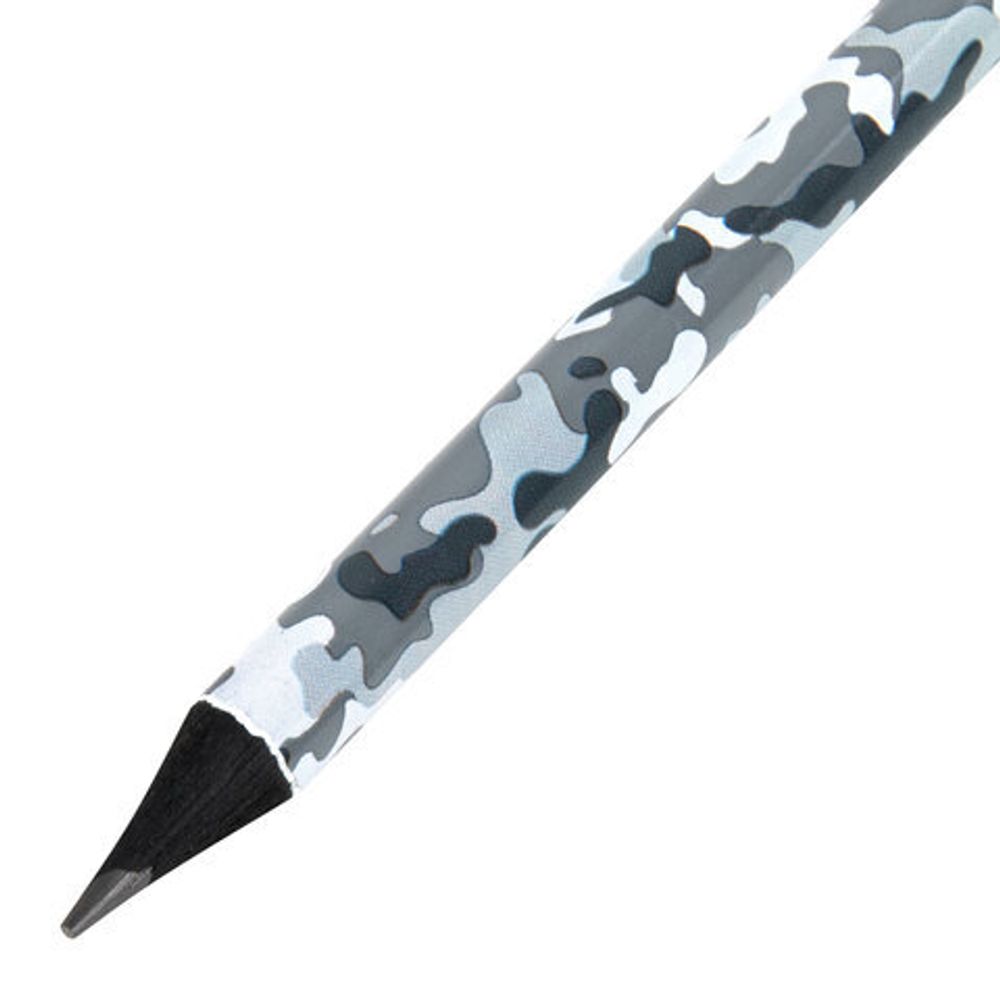 Карандаш чернографитный BRAUBERG "ARMY", 1 шт., HB, корпус ассорти, 181770