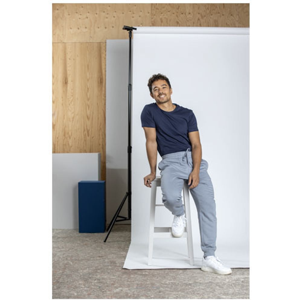 Мужская футболка Azurite с коротким рукавом, изготовленная из натуральных материалов