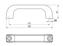 EMES Ручка бугельная Арт. PT1108