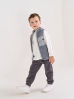 Жилет флисовый "Серый меланж"