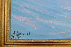 Лузгин А. А. Меотида. Холст, масло. Россия, 2023 г. 37 х 60 см.