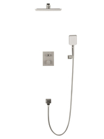 Душевая система с термостатом встраиваемая WONZON & WOGHAND, Брашированный никель (WW-88929003-BN)