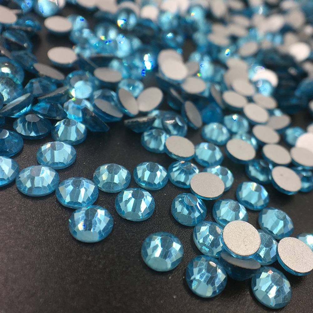 Стразы № 004 Цвет: Аквамарин, Mix 1440 шт