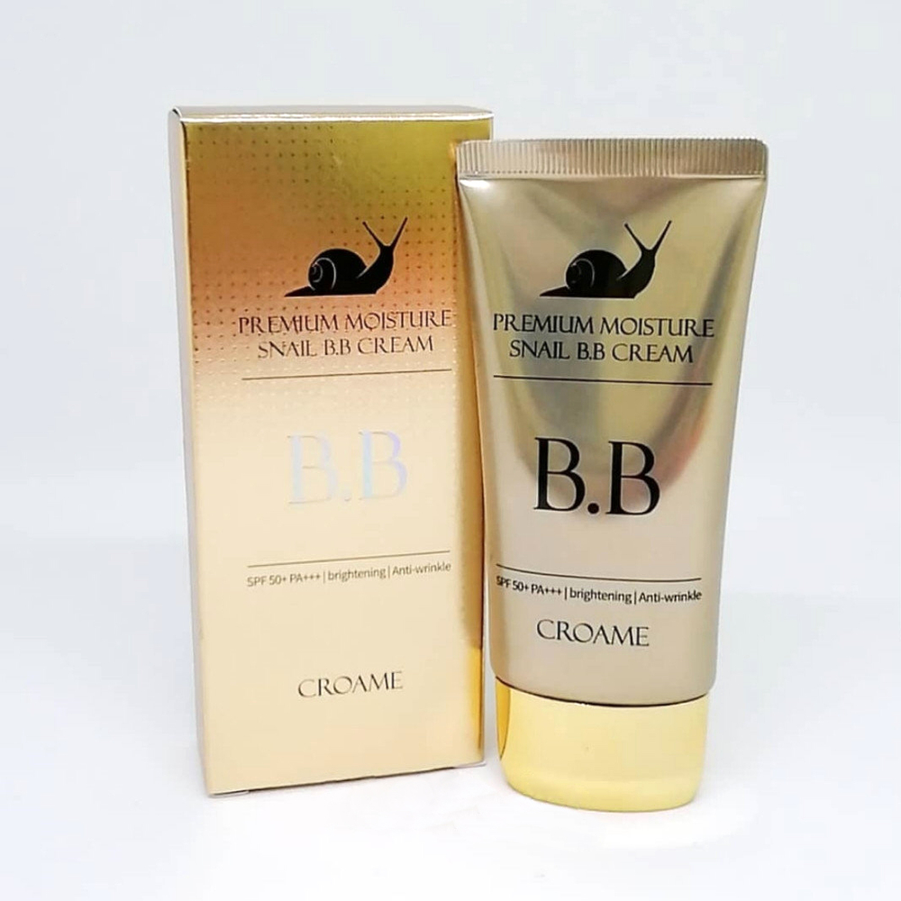 Croame. BB-крем Premium Moisture Snail BB Cream SPF 50+/PA+++