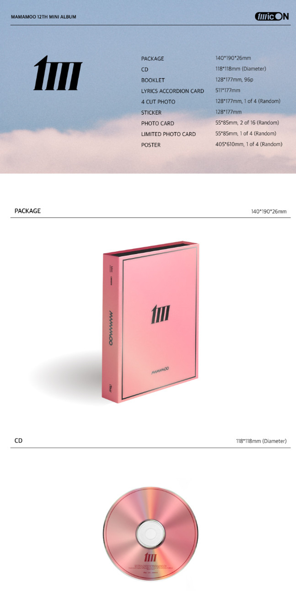 Альбом MAMAMOO - MIC ON (MAIN ver.)