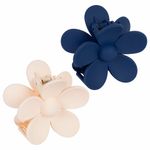 Краб для волос 7,5 см, soft-touch, АССОРТИ, MONTE VITA, 457013