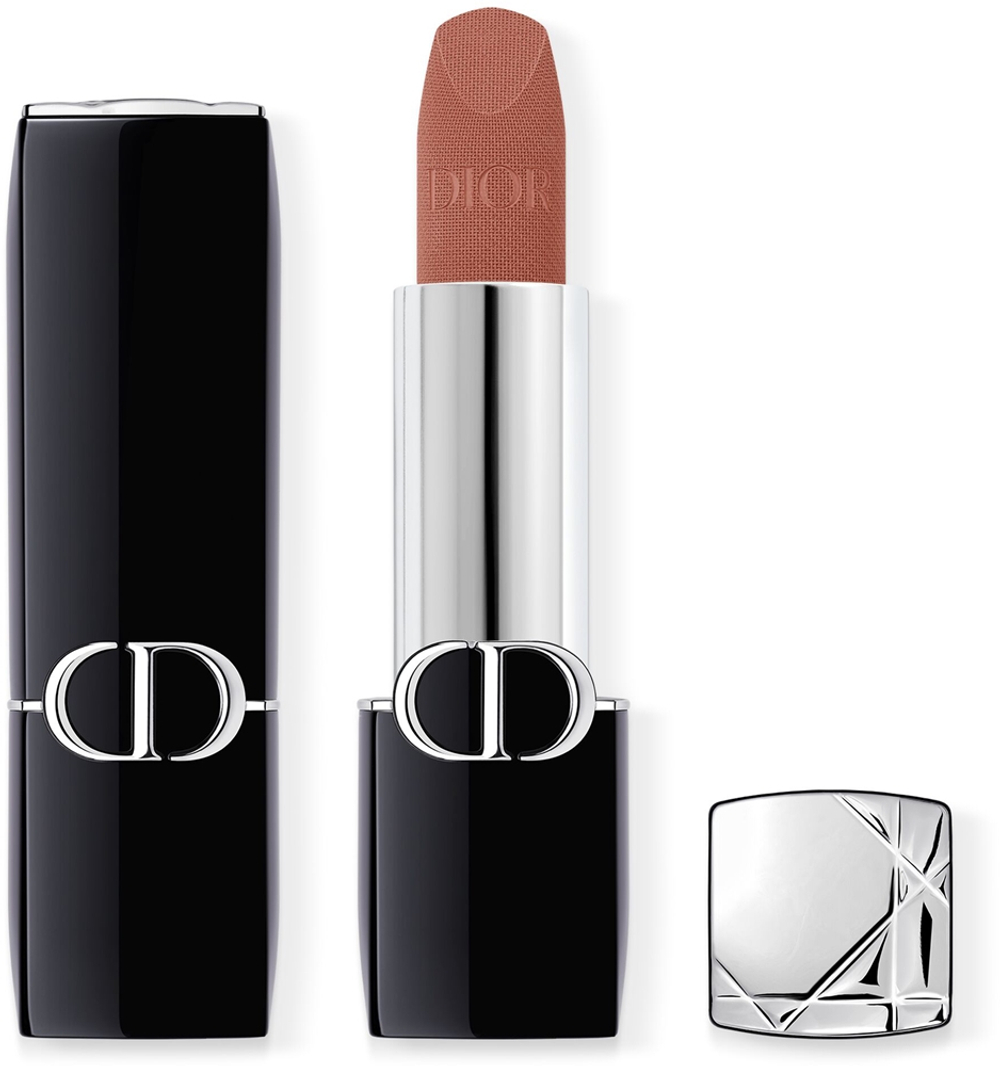 DIOR Rouge Dior - Помада для губ с долгим сроком носки, флакон с возможностью пополнения. оттенок 300 Nude Style Velvet, 3 g