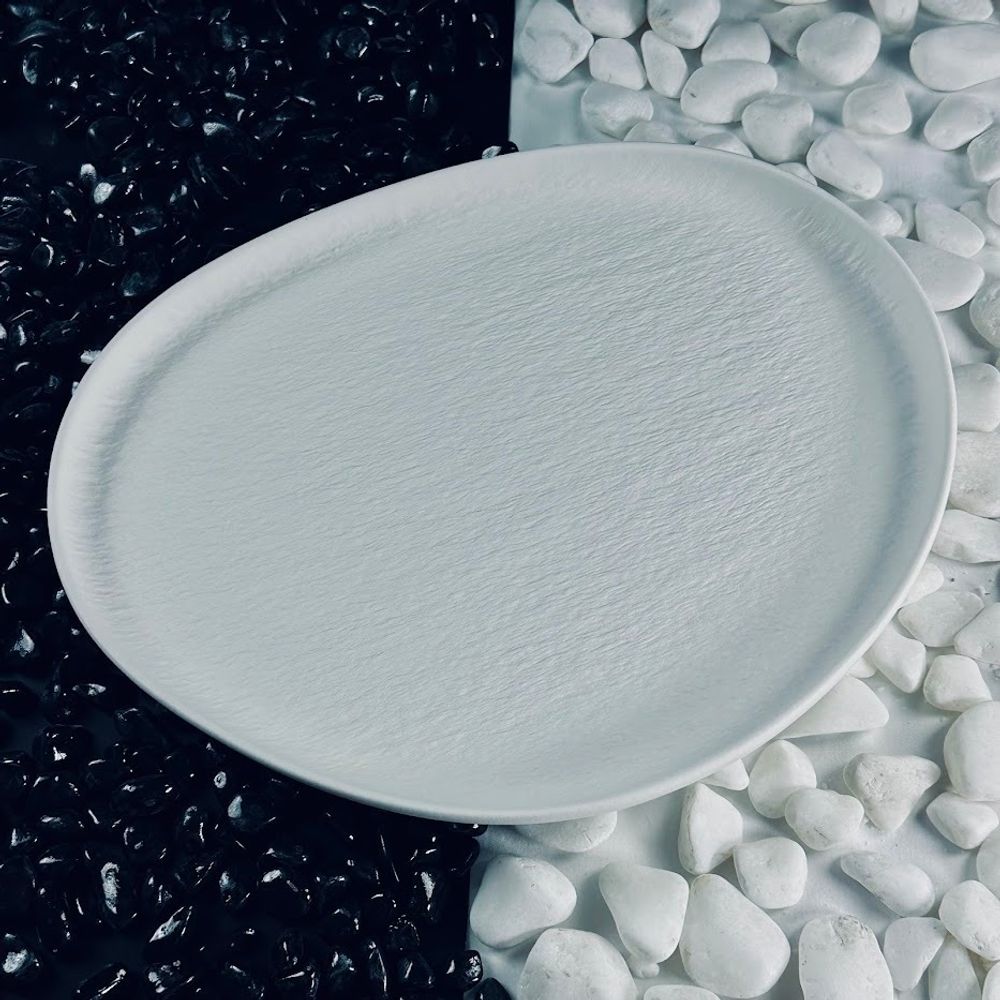 Lenardi 135-066 Тарелка 34х28х2см ЭФИОПИЯ в под.уп.(х8)Фарфор