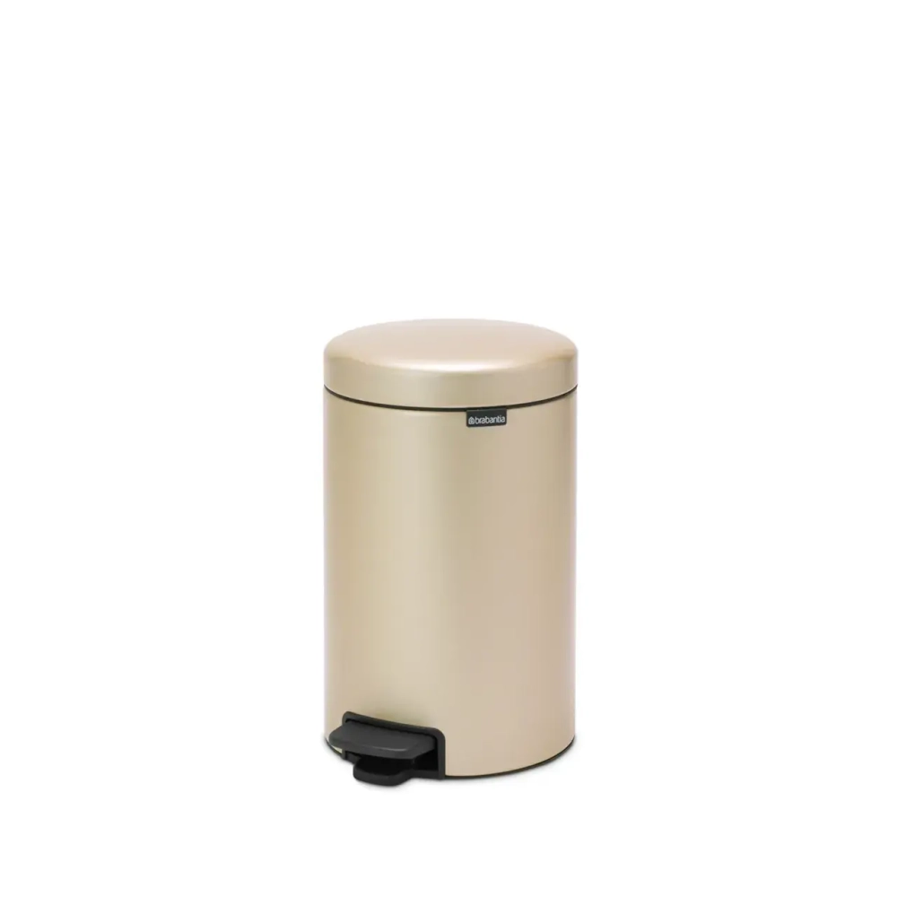 Brabantia NewIcon Контейнер для мусора Gold Metalic, 12 л.
