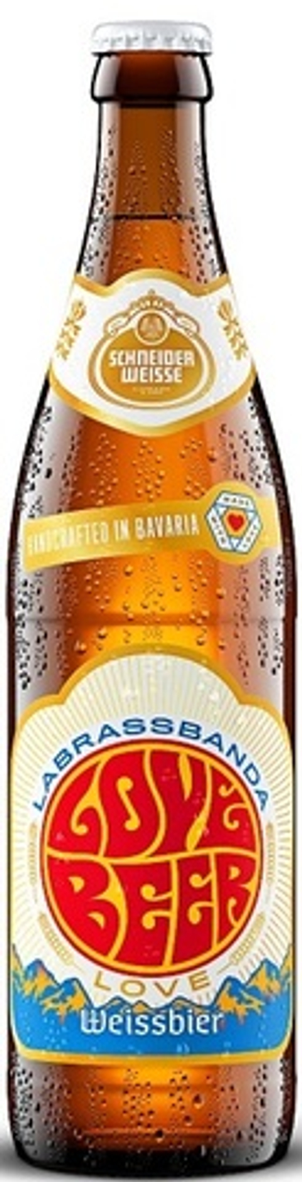 Пиво Шнайдер Вайсс ЛавБир / Schneider Weisse LoveBeer 0.5 - стекло