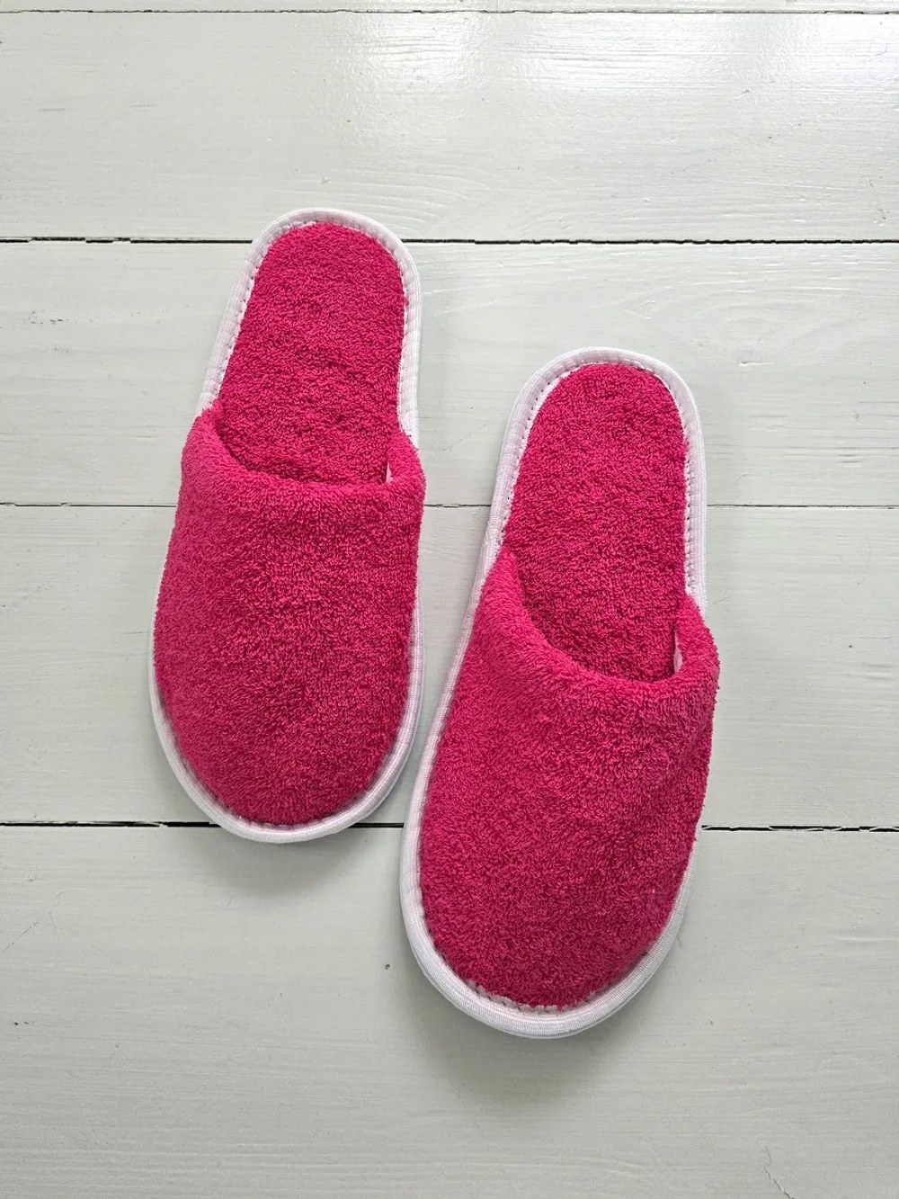 Тапочки махровые Фуксия