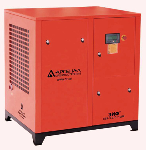 Винтовой компрессор ЗИФ-СВЭ-2,8/1,6 ШМЧ