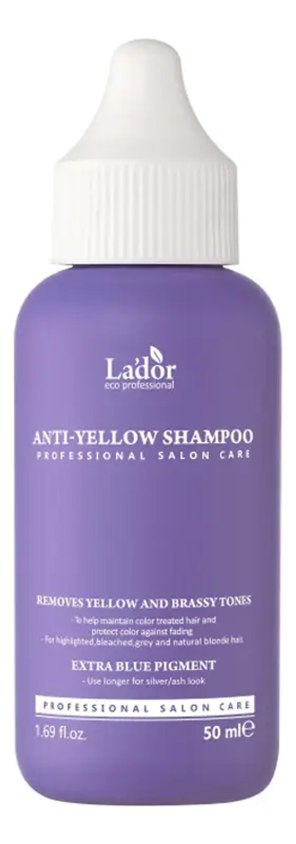 Lador Шампунь оттеночный против желтизны волос - Anti yellow shampoo