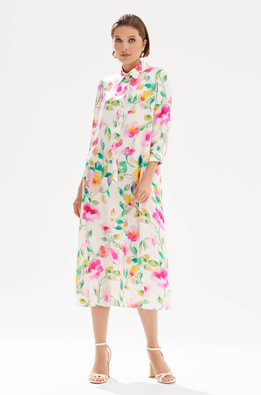 51778 Платье женское (цветочный принт)