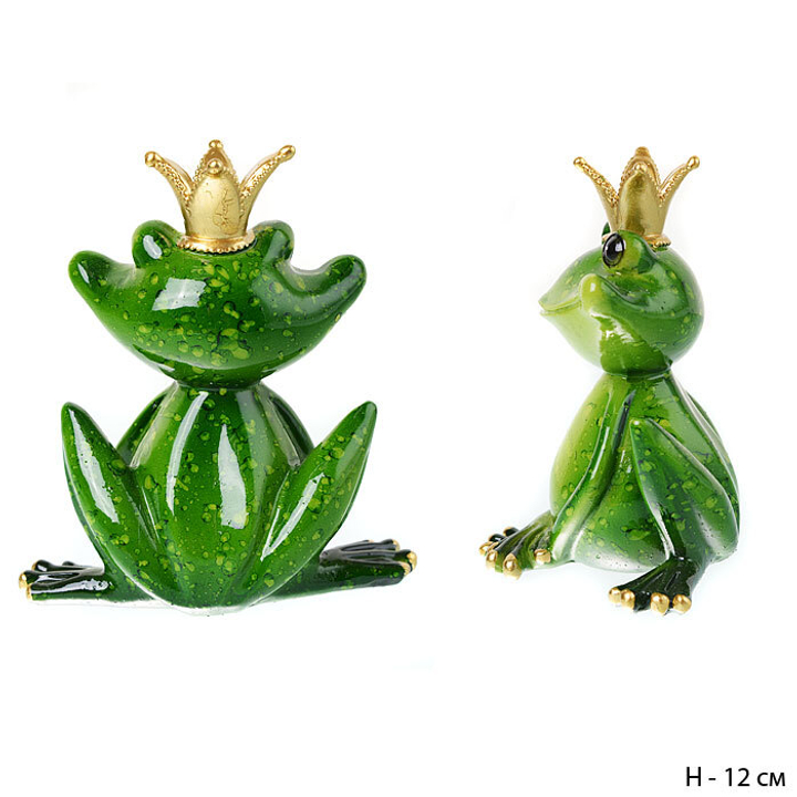 Статуэтка Лягушка-Царевна, полистоун 12 см