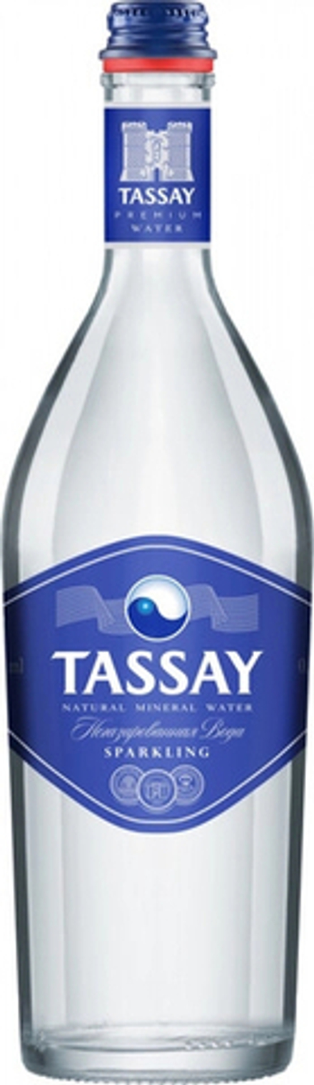 Вода природная минеральная Тассай Газированная / Tassay Sparkling 0.75 - стекло