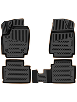 Коврики в салон для LADA (ВАЗ) Niva Legend 2021-, 4шт. (бежевый кант, полиуретан) KANT.ELEM3DAN0456210K.BG