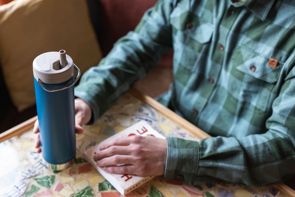 Термокружка Klean Kanteen TKWide Twist Cap 20oz (592 мл) Corsair