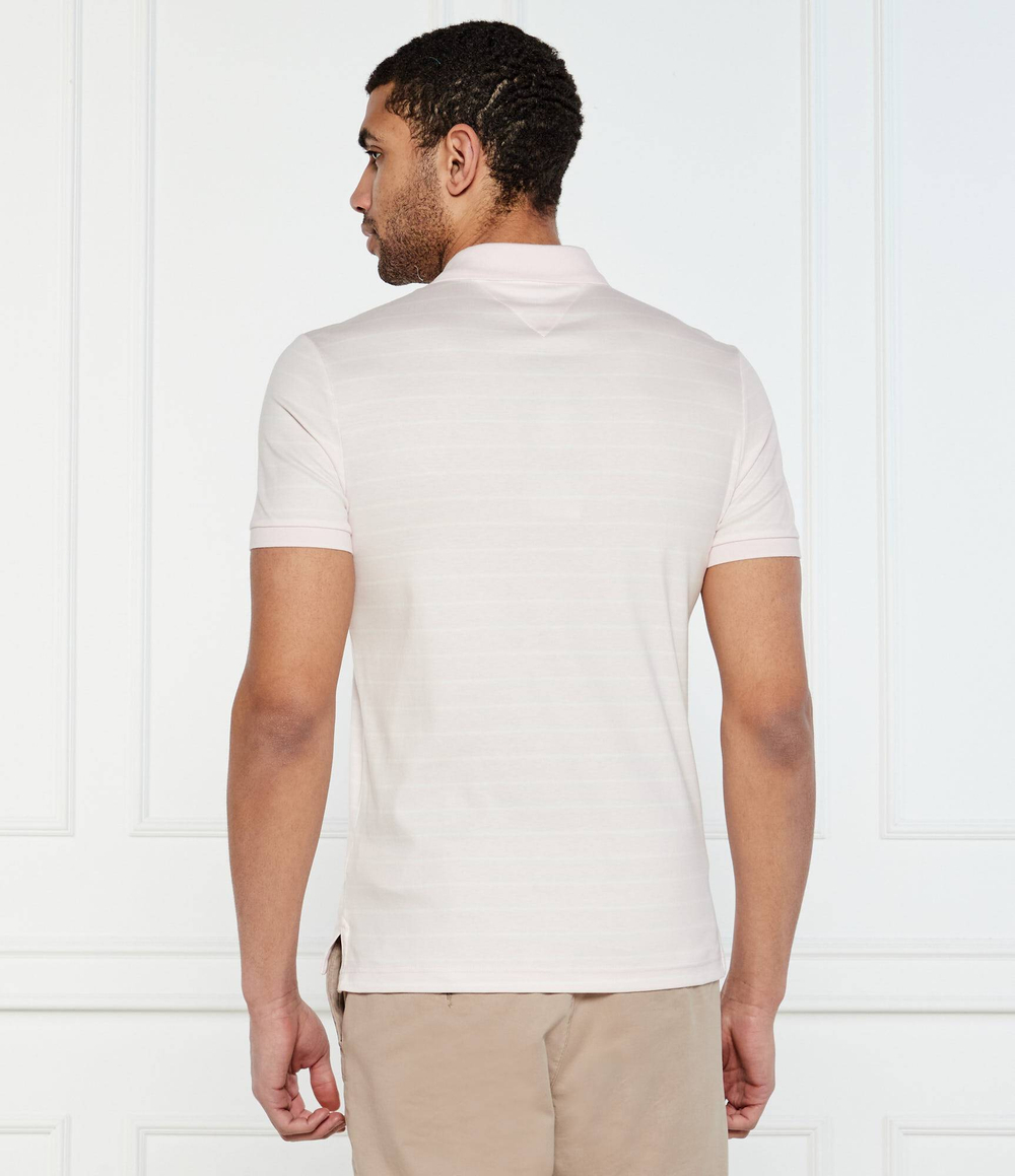 Поло Tommy Hilfiger - пудро-розовый(MW0MW39994)