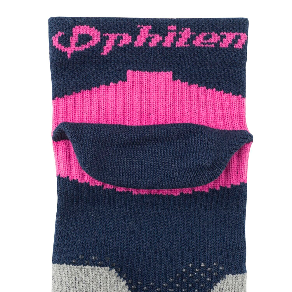 Беговые суппортированные носки PHITEN METAX с раздельными пальцами, сине-розовые