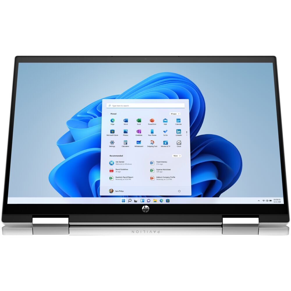 Ноутбук 14" HP Pavilion x360 14t-dy100 Core i7 1195G7/8Gb/512Gb SSD/14" FullHD Touch/Win11 Серебристый (436TOAV)
