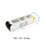 Блок питания для светодиодной ленты Apeyron 03-47 12В, 60 Вт, IP20, 5 А, металл