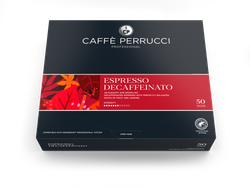 Кофе в капсулах CAFFE PERRUCCI® Espresso Decaffeinato 300 г(уп*50)