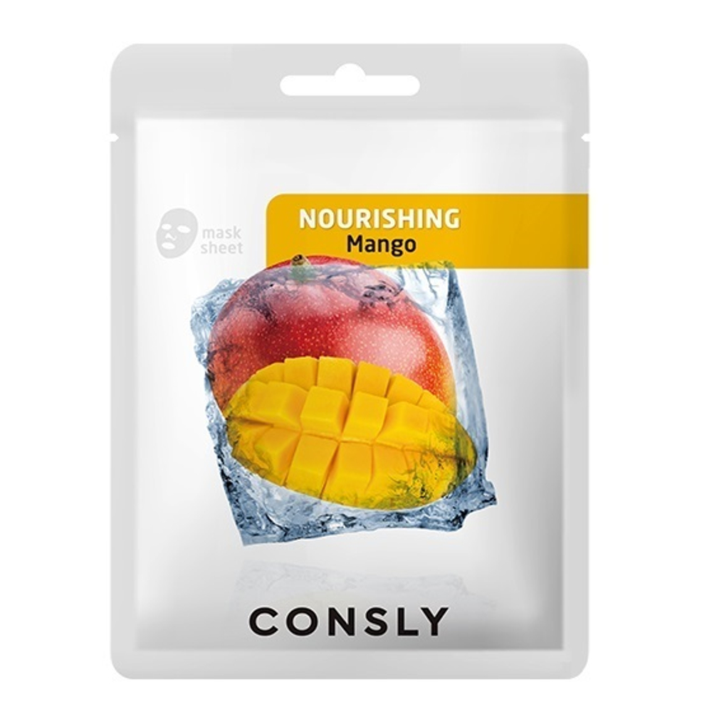 Маска для лица питательная с экстрактом манго Consly Mango Nourishing Mask Pack